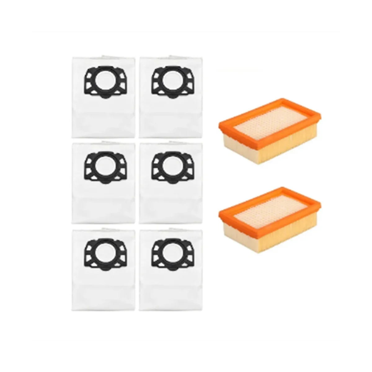 Подходит для пылесоса для влажной и сухой уборки NT20/30/38WD4WD5WD6, фильтр, мешок для пыли, запасные части