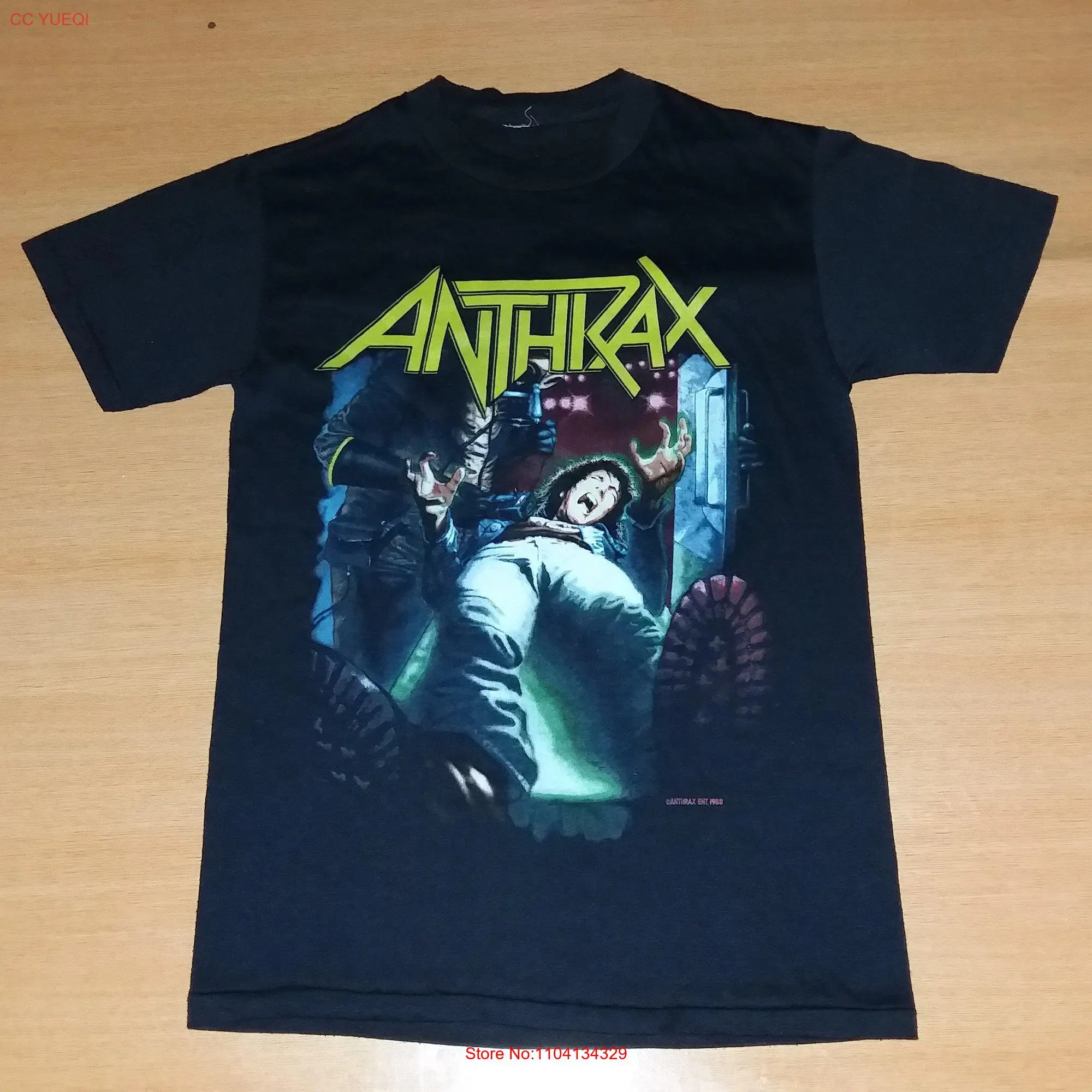 Vintage 1988 ANTHRAX Spreading The Disease Tour Concert promo S Size rare t shirt long or short sleeves