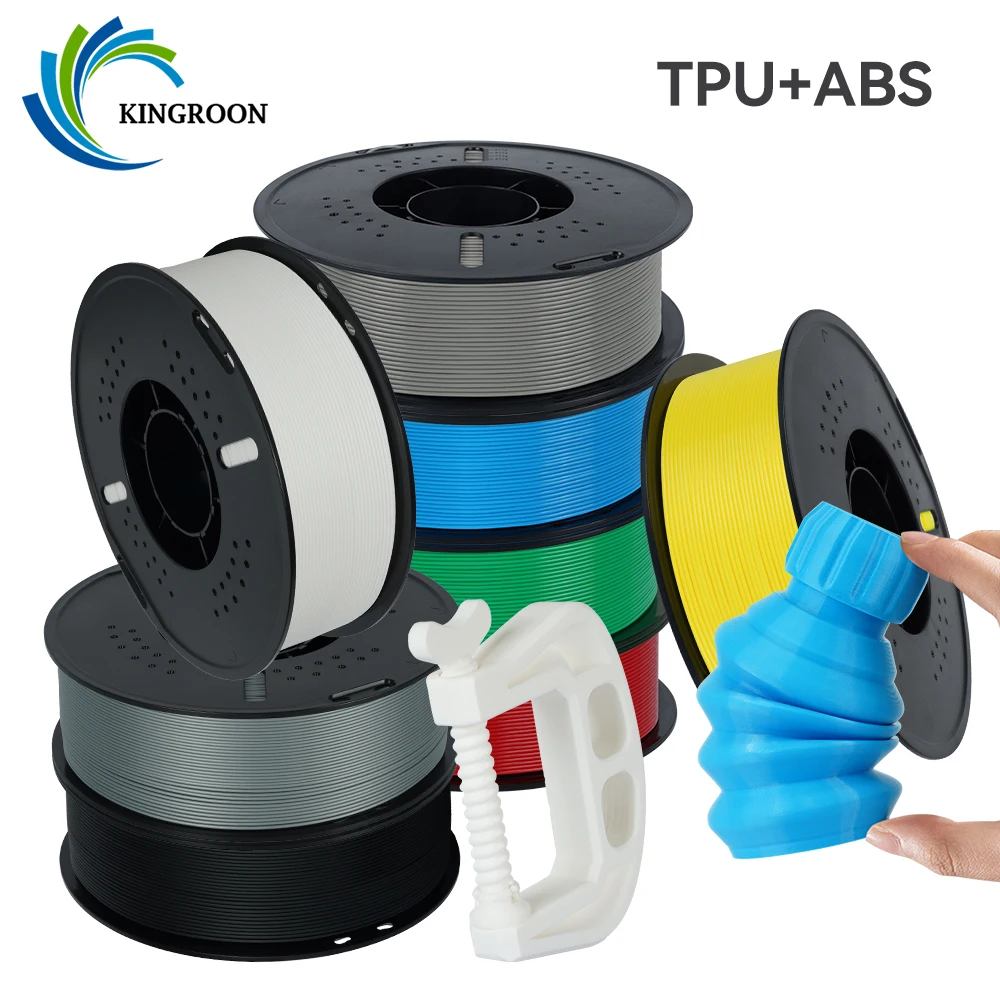 10KG 5KG 1KG TPU&ABS Filament 1.75mm Filament Spool 3D Printer Filament Flexibility&Strength Two Choices for 3D Printer