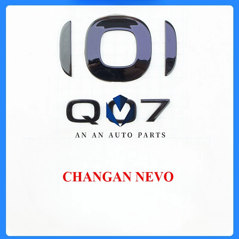 Original Word Mark Black Rear Emblem for CHANGAN NEVO Q07