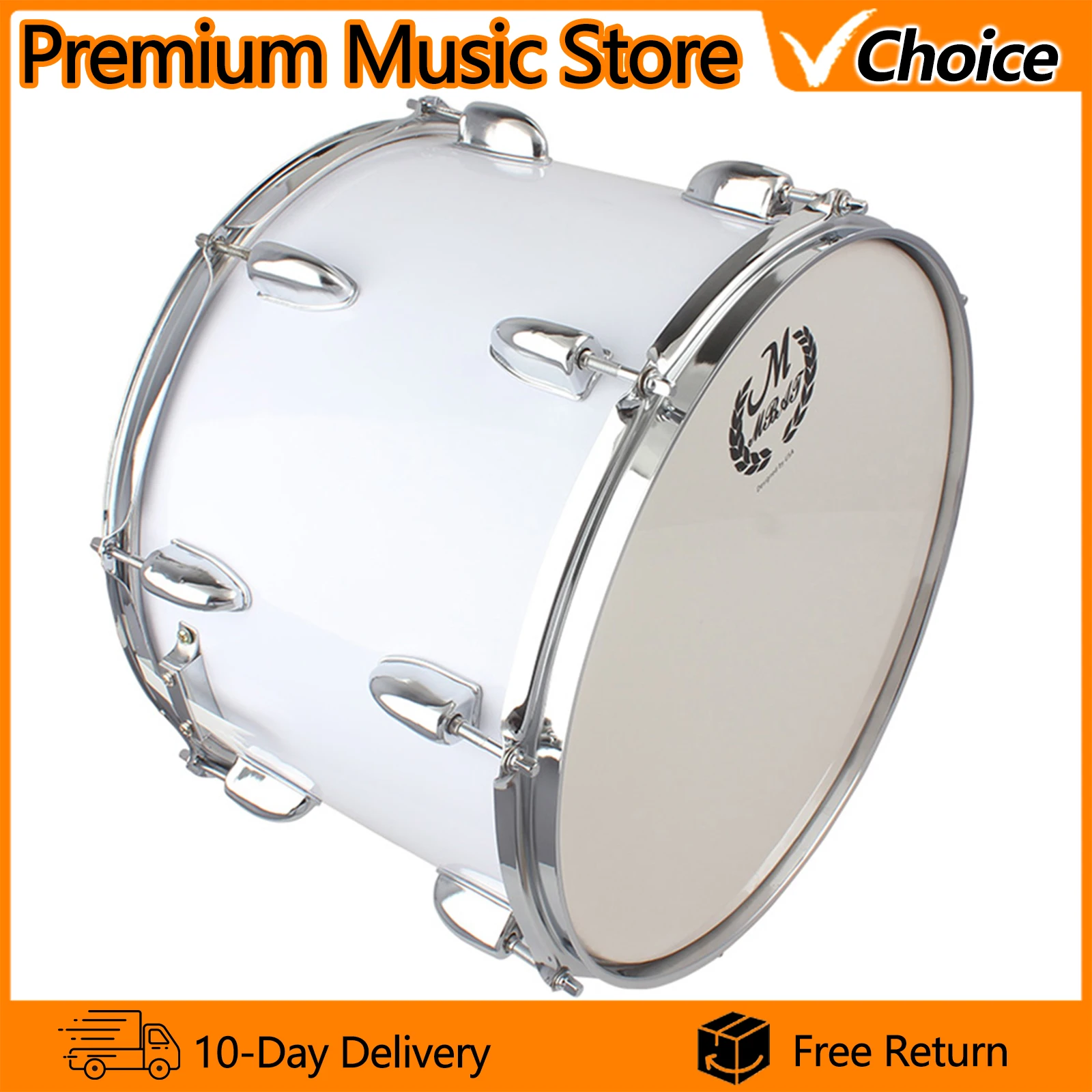 

M MBAT Маршевая барабанная установка с барабанами Регулирующий ключ Запчасти для барабанных палочек Профессиональная практика ударных инструментов