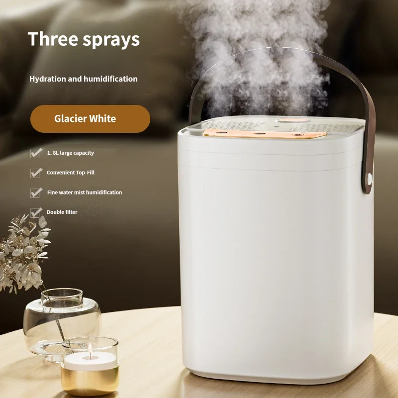 Humidifier Manufacturer Wholesale, 3-spray Large Capacity Humidifier for Home, Desk & Office, Air Purifier