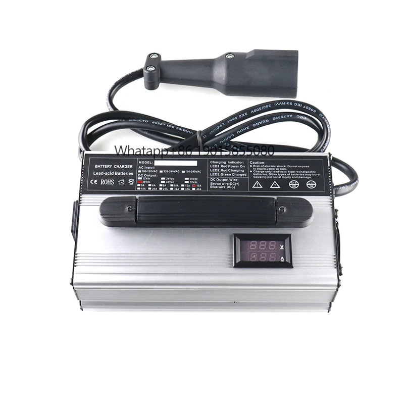 

Ebike Fast Charger 48v 16amp 48v 54.6v 15a Lithium Battery Charger Ezgo Txt Rxv Club Car Golf Cart Charger