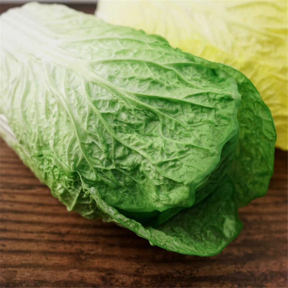artificial vegetables display props Kitchen hotel restaurant store shop decoration simulation chinese leaves cabbage model - Image 3