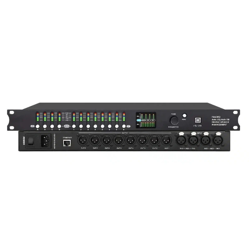 DP48XS Professional Digital Audio Processor 4In 8Out Drive Rack Procesador Speaker Manage
