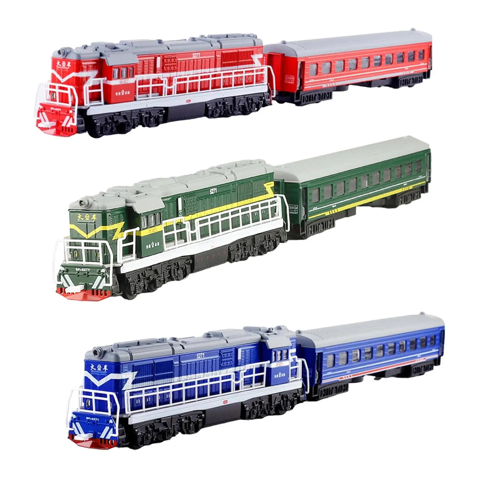 1:87 Train Mold Handheld Display Piece Decorative Commemorate Gift Simulation