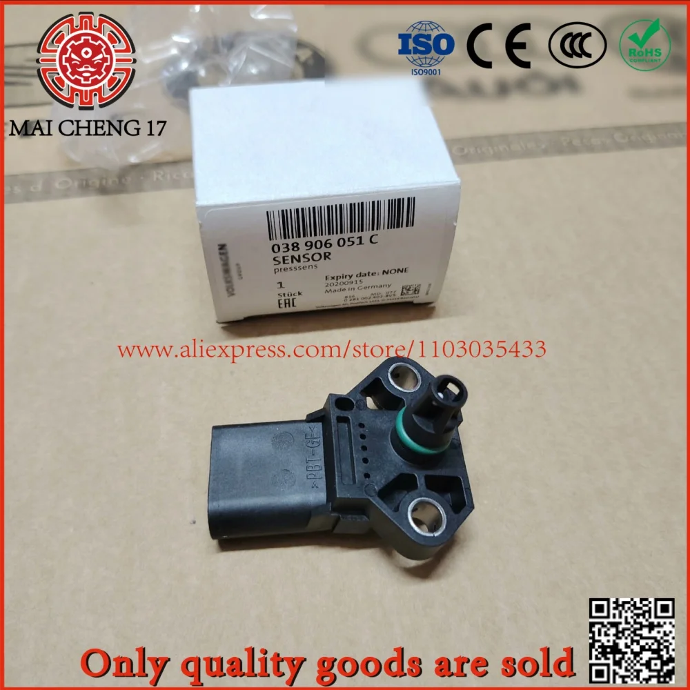 

Новый 0281002401 038906051C 103075 AS377 1581396 TP0004 датчик давления в коллекторе для Beetle Golf Jetta Touareg