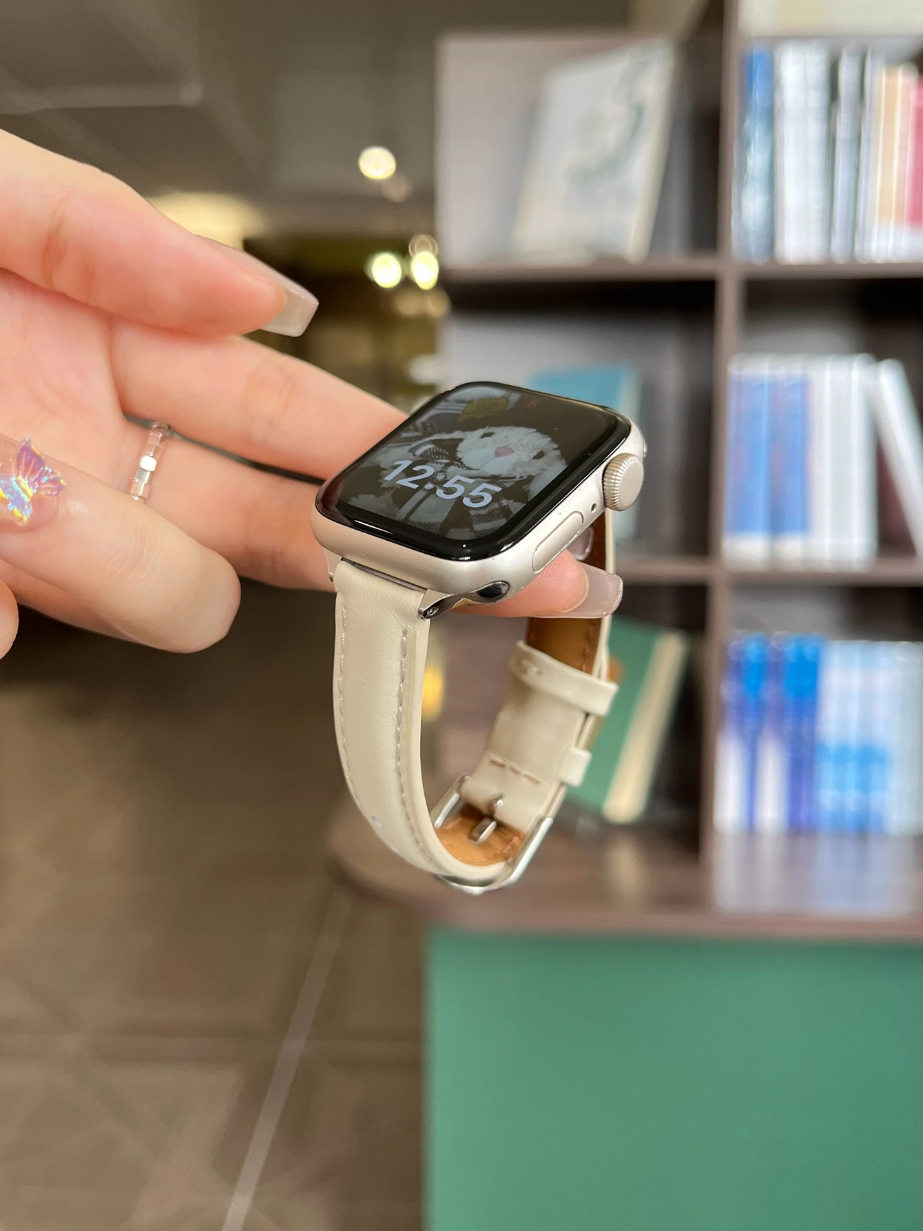 Fancy Stylish Leather loop for Apple Watch Band For Women Correa for iwatch strap