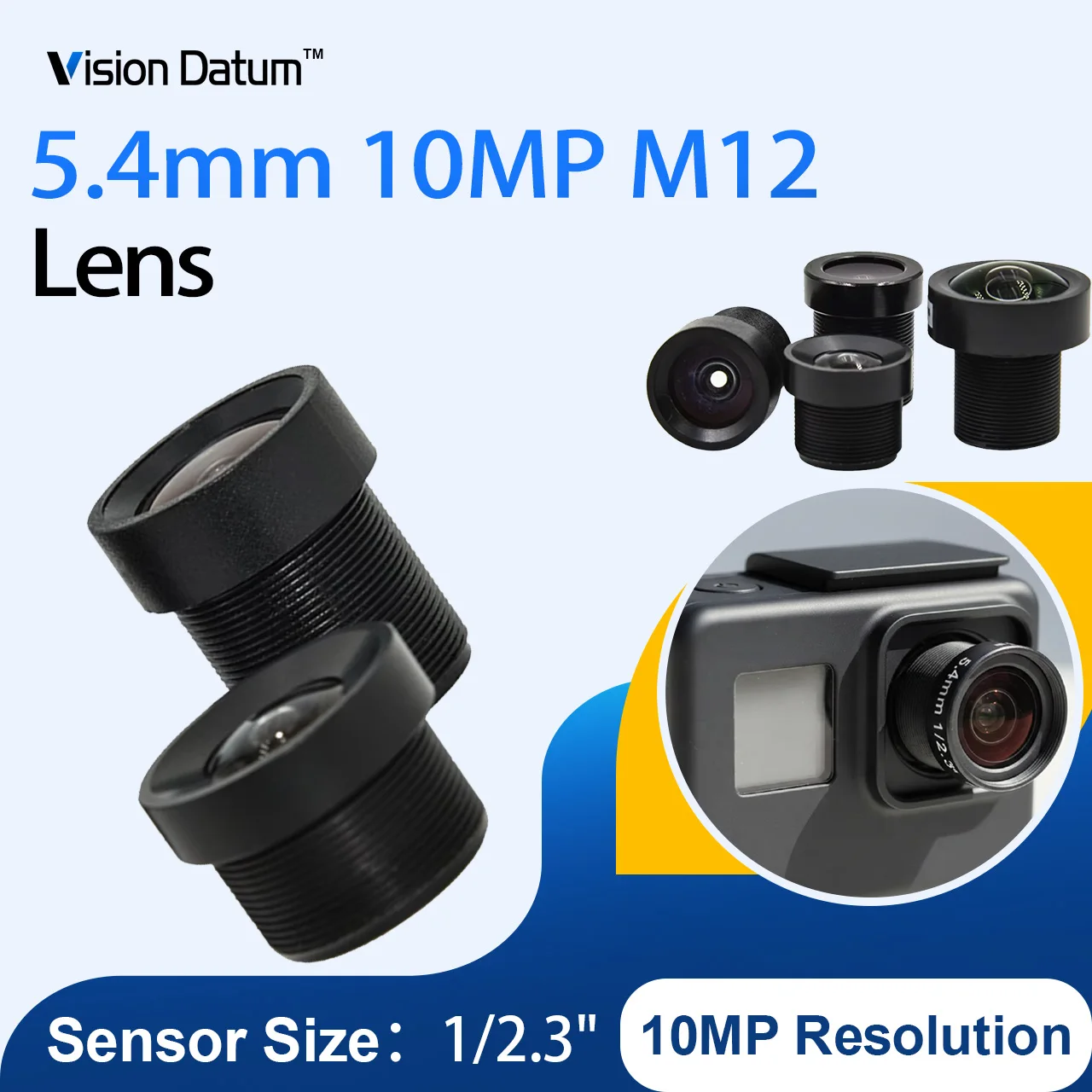 5.4Mm M12 10MP Lens…