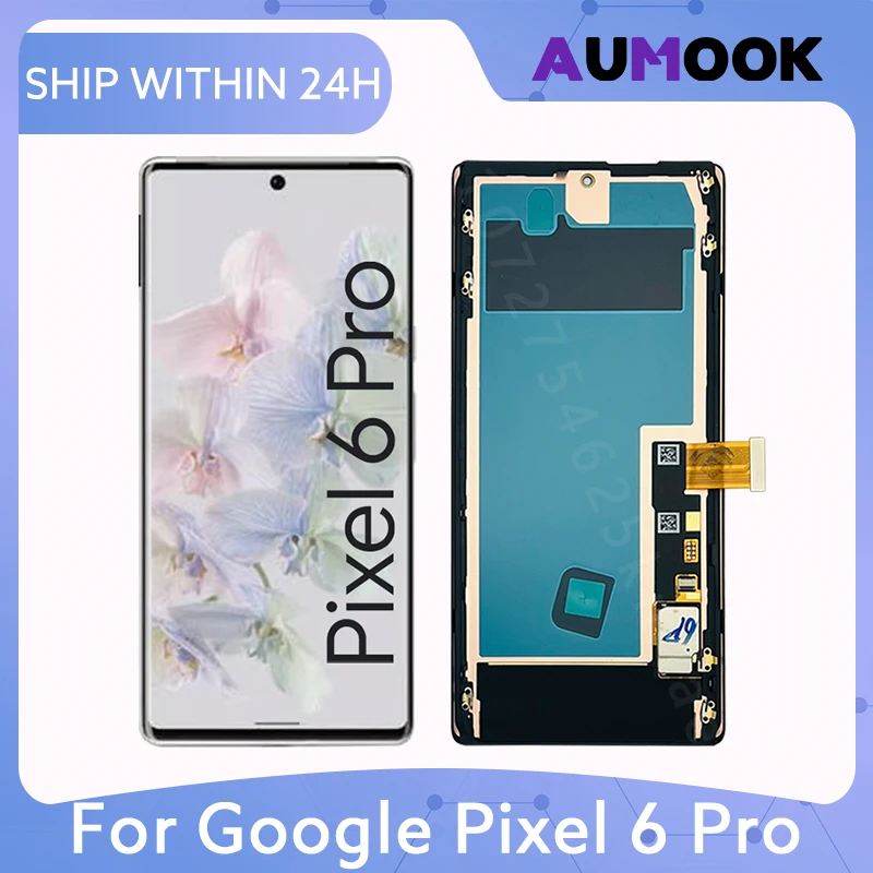 AMOLED LCD Display For Google Pixel 6 Pro GLUOG G8VOU GF5KQ LCD Touch Screen Digitizer Assembly 6.7