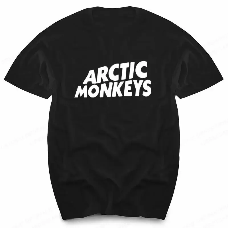 Classic  Arctic Monkeys Rock Band Graphic Print T Shirt Men Fashion Vintage Hip Hop Streetwear Short Sleeve Women Clothing