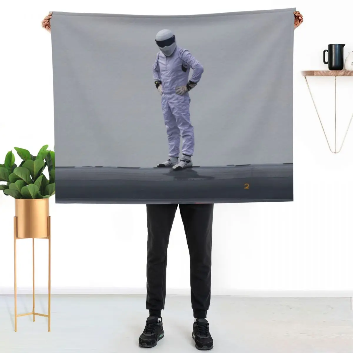 Stig On A Plane Throw Blanket christmas gifts blankets ands Retros Thins Stuffeds Sleeping Bag Blankets