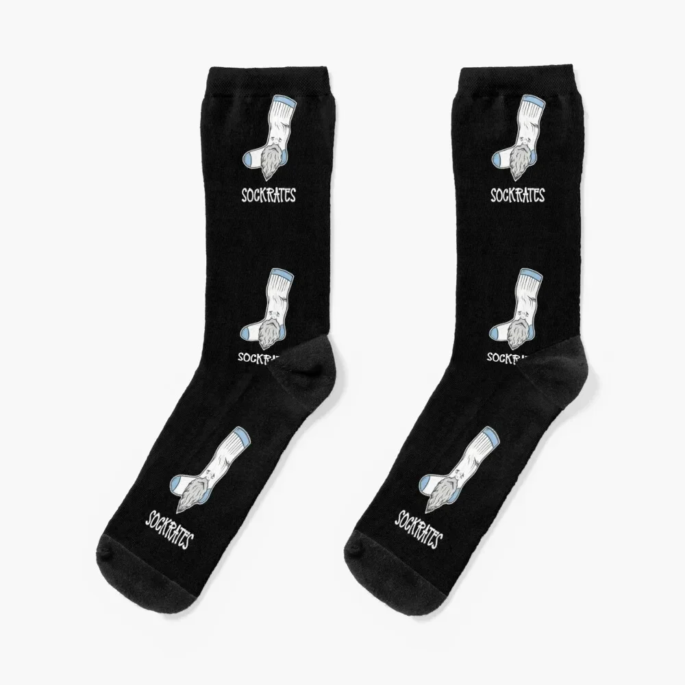 

Sockrates - Socrates as a Sock Pun Socks essential Running Run Boy Socks Women's