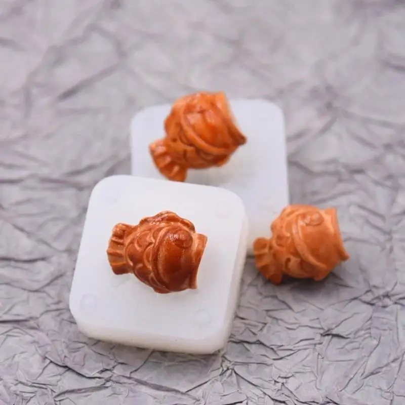 

N2UE Miniature Silicone Mold Biscuit Molds Crystal Epoxy Resin Molds Cake Candy