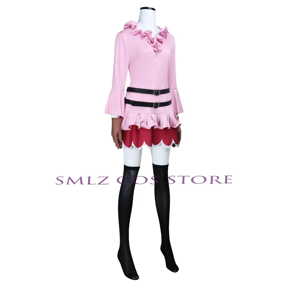 Anime Koala Cosplay Costume Woman Koala Pink Dress Hat Sexy Uniform Wig Set Halloween Carnival Party Play Outfit for Women view 4