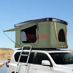 campaña plegable para techo de coche, carpa grande de concha dura para 2-3 personas, aventura al aire libre