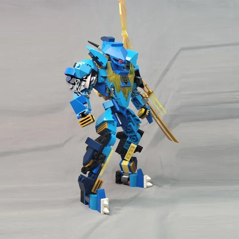 

symoc Gift Ninja New Fighter Mech Super Armor Robot Figures Building Blocks Kit Bricks Classic Kids Toys Battle mechs