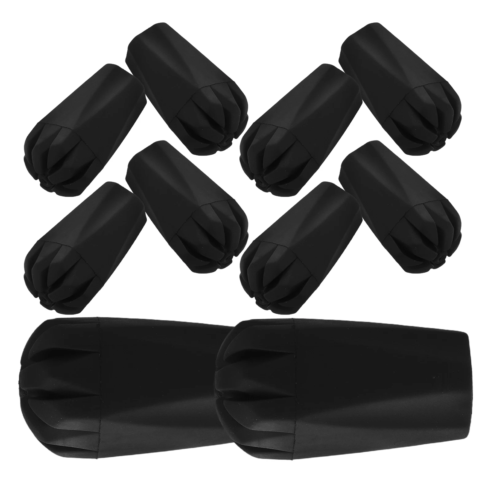 

10pcs Trekking Pole Rubber Tips Walking Stick Covers Cane Feet Protectors Anti Slip Durable Hiking Accessories Universal Fit