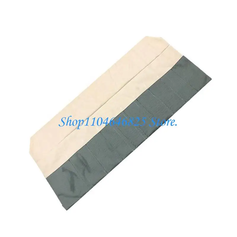 

10 Pocket Tool Bag Canvas Wrench Roll Up Screwdriver Pliers Roller