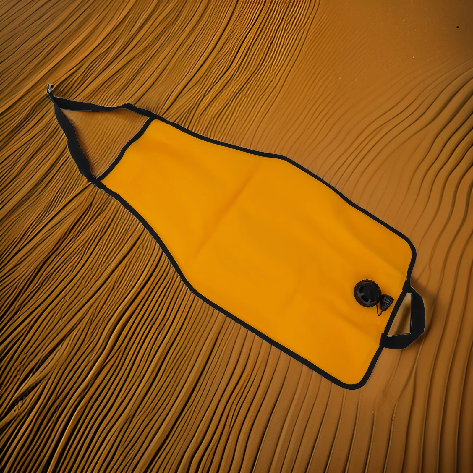 Salvage Bag Lift Bag Underwater Wear-resistance Outdoor SS316+Nylon With Dump Valve Yellow 65x35cm Accessories