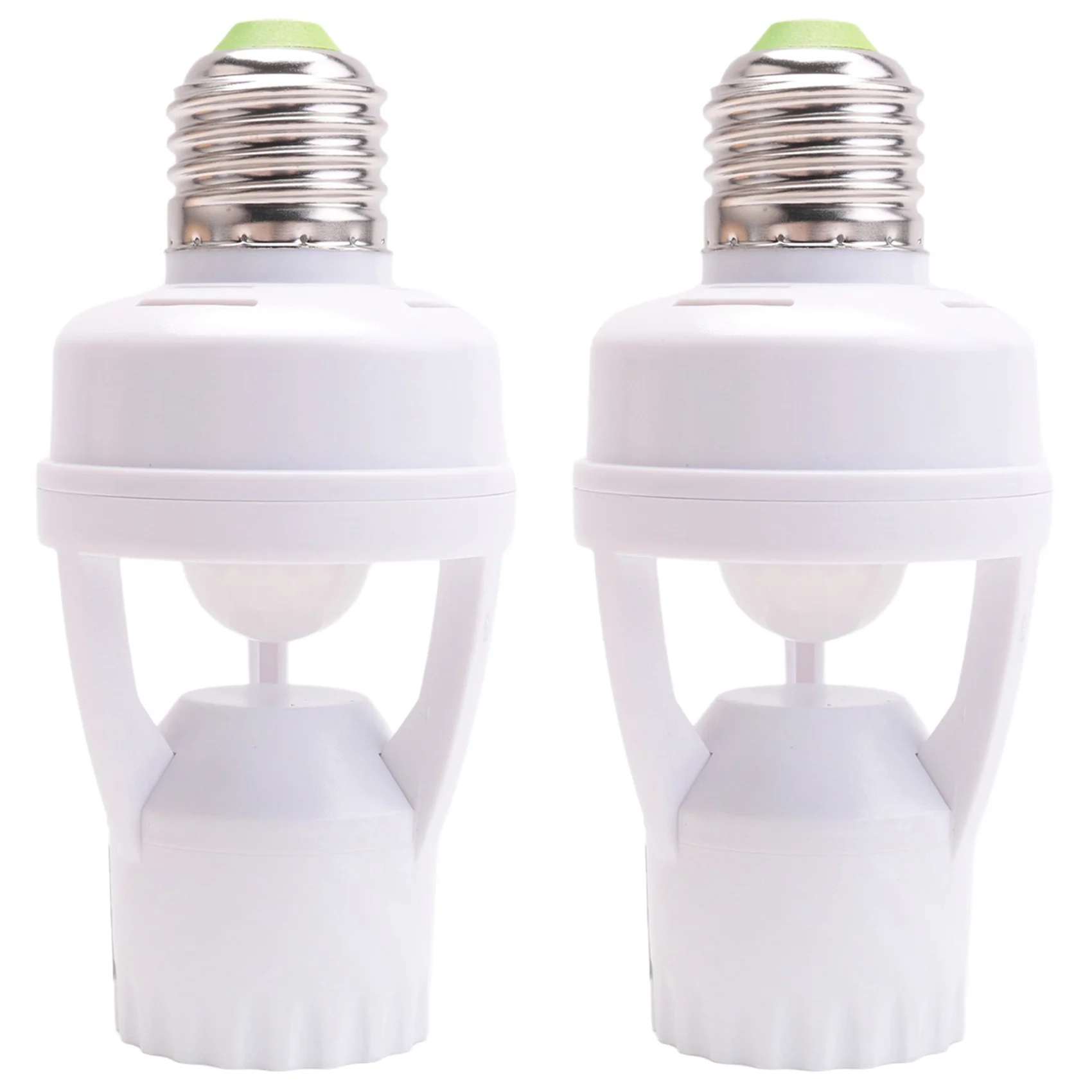 BAAJ-2X AC 110-220V 360 Degrees Pir Induction Motion Sensor IR Infrared Human E27 Plug Socket Switch Base LED Bulb Holder