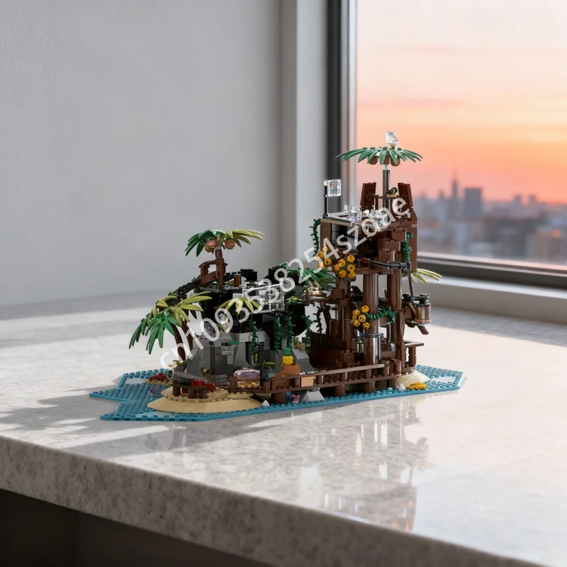 

889pcs MOC Pirate Safehouse 2 Piratesed Model Building Blocks Construction Assemble Idea Christmas Gift Brick Kids Toys Birthday