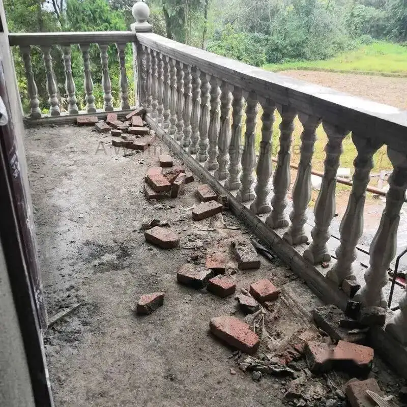 Modern Roman Column Molds Villa Fence Handrail Home Garden Balcony Guardrail Vase Column European Cement Railing Building Mold L