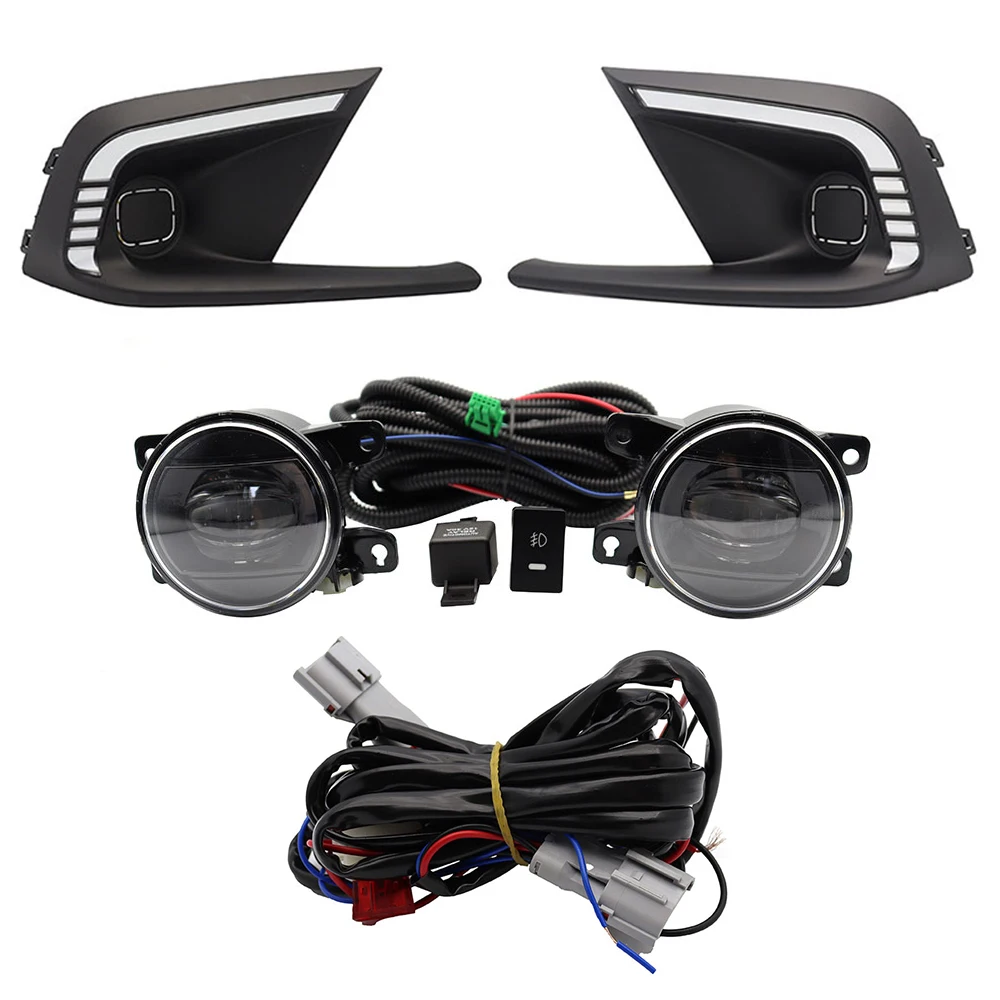 

1 Set Led Fog Lights Daytime Running Lamp DRL Bumper Cover for Honda Civic Sedan/Hatchback 2022+