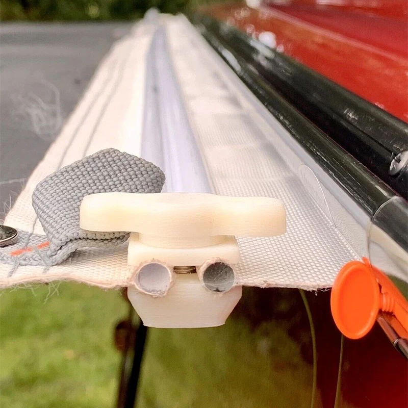 

1Pair Caravan Awning Fastener Clip For Keder Kador Fig 8 K-CLAMPS Fit Standard 6mm X 6mm Driveaway Awning