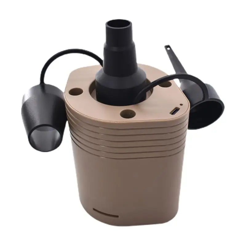 

2500MAH Electric Air Pump For Inflatables Portable Quick-Fill Air Pump With 3 Nozzles Inflator Deflator Pumps For Outdoor