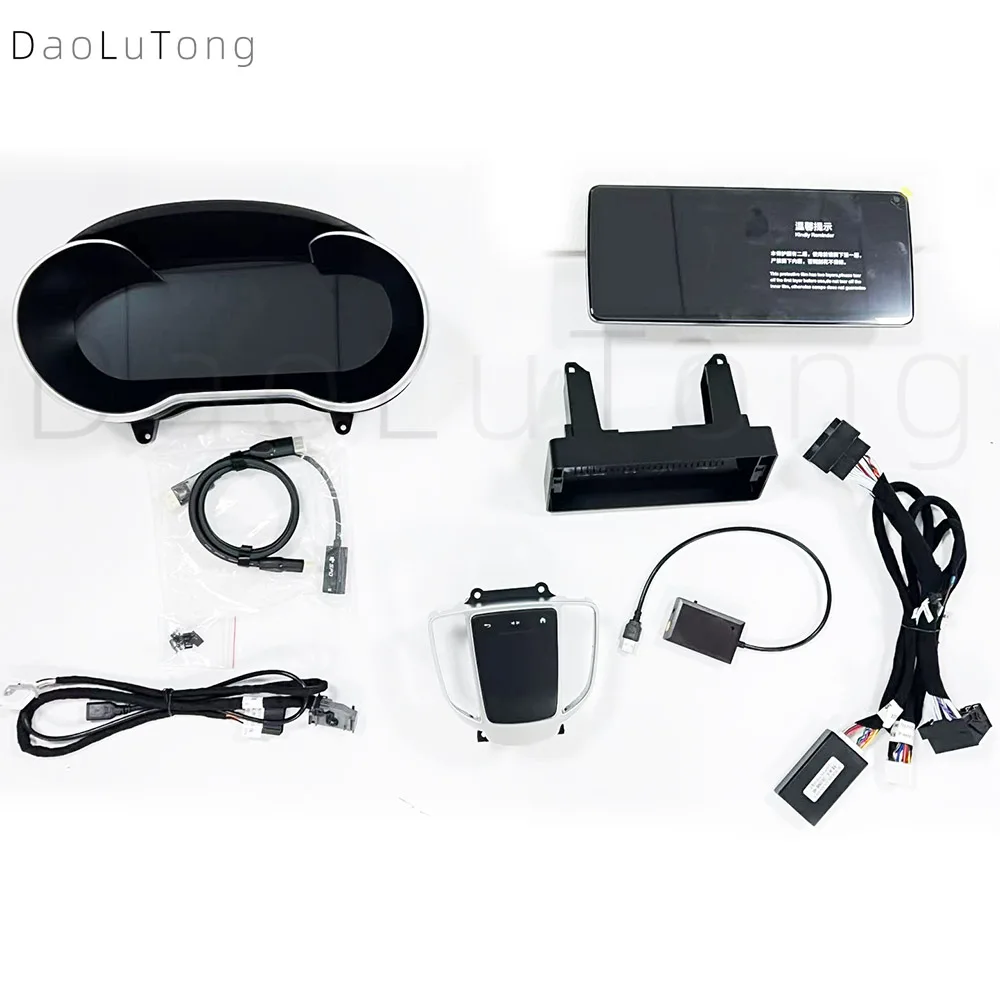 Updated Android Radio Touch Screen Carplay GPS Navigation LCD Digital Cluster For Mercedes Benz C-Class/GLC/W205 2015-2018