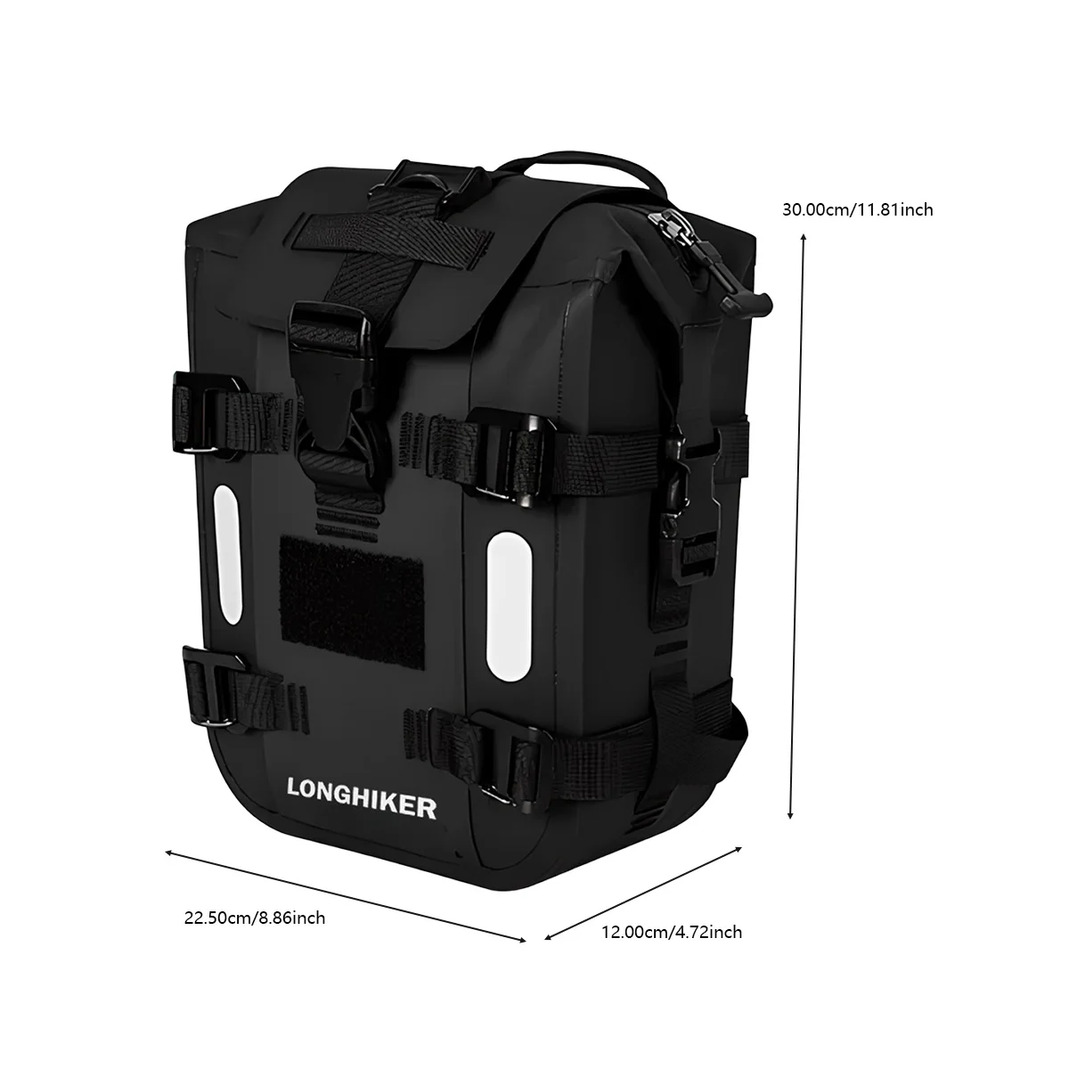 Universal Motorcycle Frame Crash Bars Bag Bumper Repair Tool Bag Rear Seat Side Pouch For YAMAHA BMW HONDA 8L Motor Tank Bag