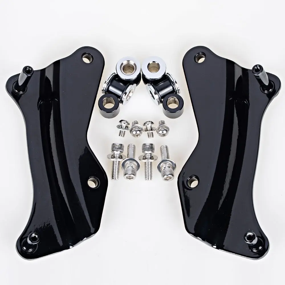 black-4-point-docking-hardware-kit-for-harley-street-glide-road-glide-road-king-flhx-flh-t-flhr