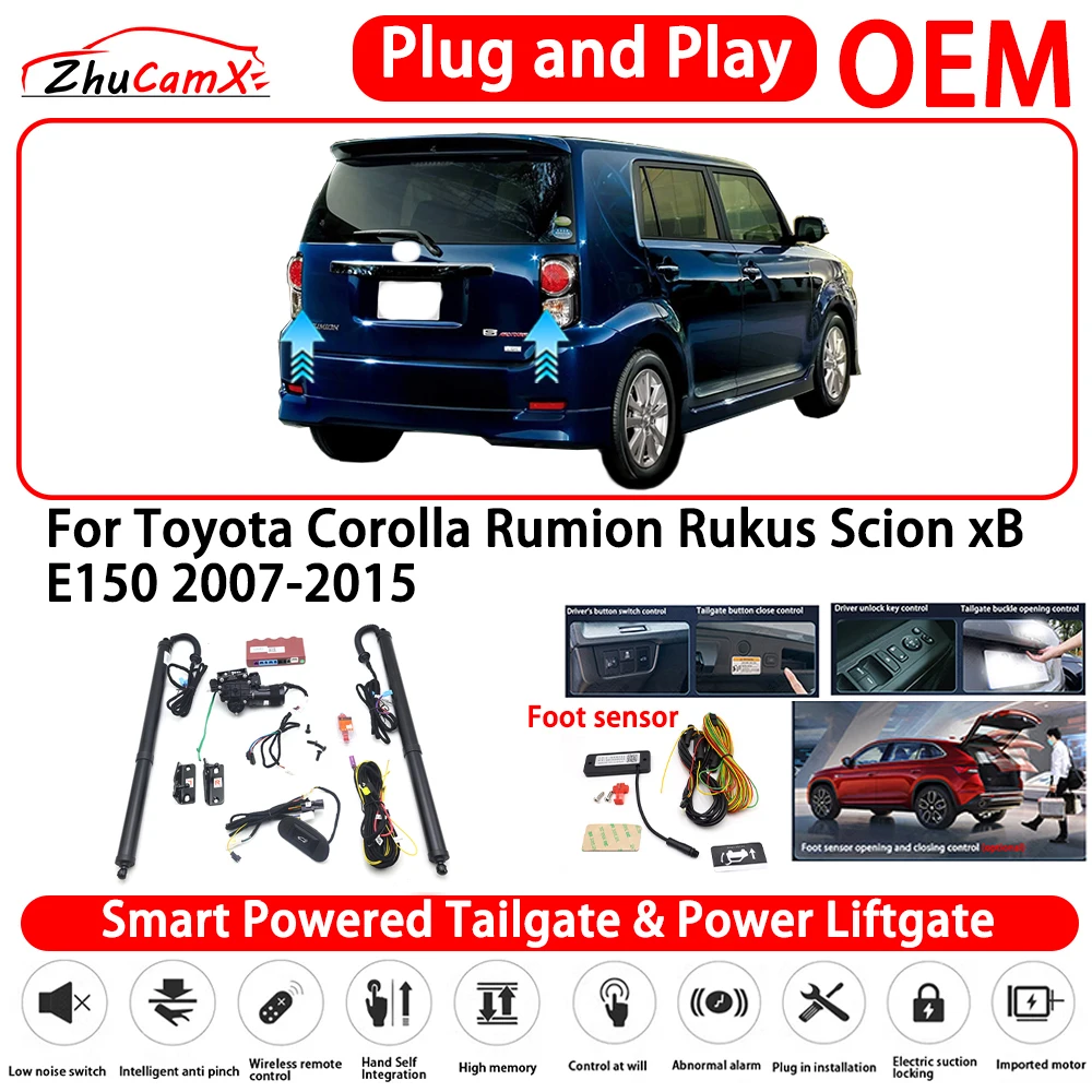 for Toyota Corolla Rumion Rukus Scion xB E150 2007-2015 OEM Smart Powered Tailgate Power Liftgate Automatic Rear Trunk Tailgate