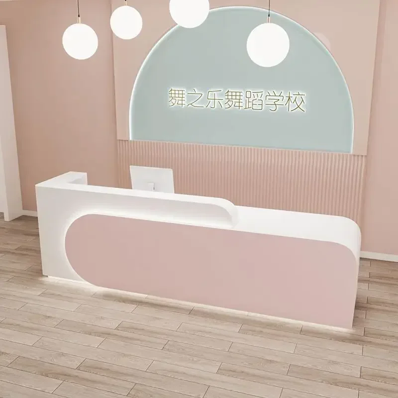 Cashier Counter Reception Desk Dance Training Children Clothing Store Mother And Baby Institution Studio Aesthetic Early Bar