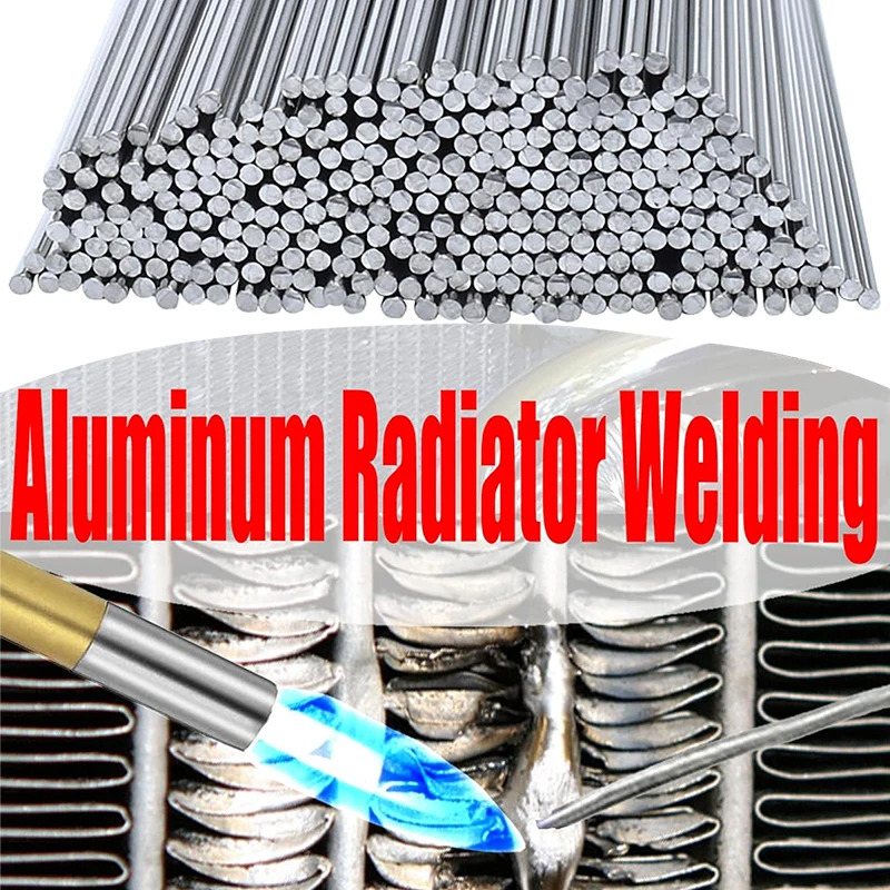 10/30pcs Aluminum Welding Rod Easy Melt Low Temperature Universal Steel Copper Wire Solder Repair Holes Need Solder Powder Tools