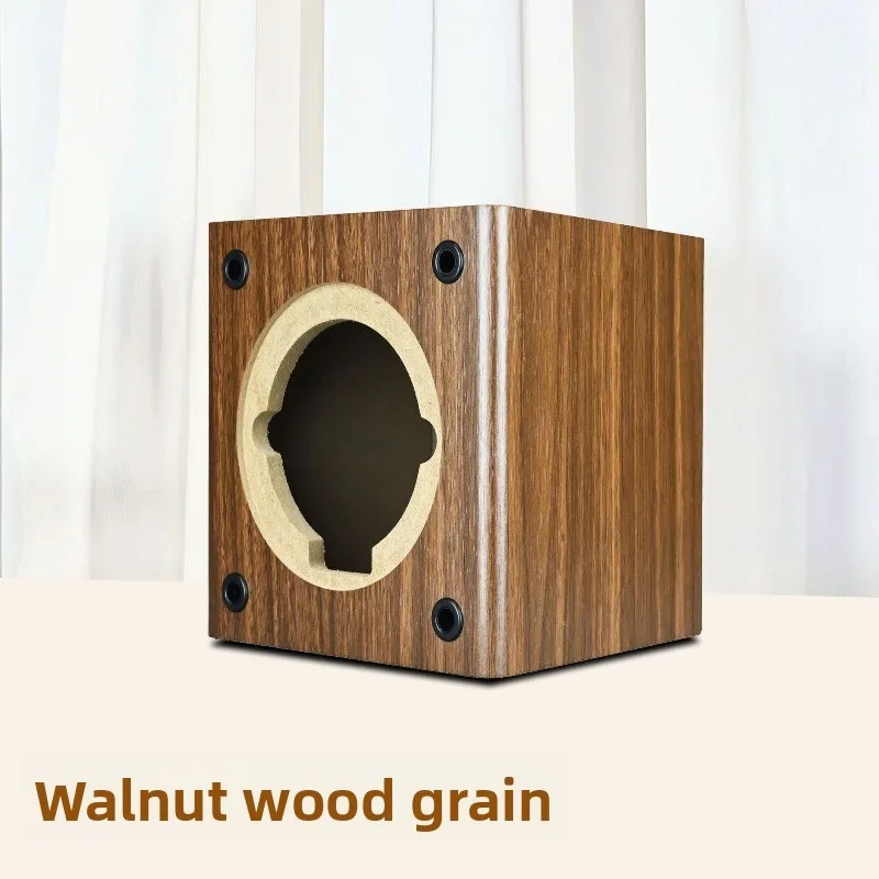 Kleines quadratisches leeres Holz-Lautsprechergehäuse, 1 Stück, für 4-Zoll-Hochtöner und 3-Zoll-Basslautsprecher, Einzel-Fullrange-Lautsprecher, modifizierte Lochbox – Detail 10