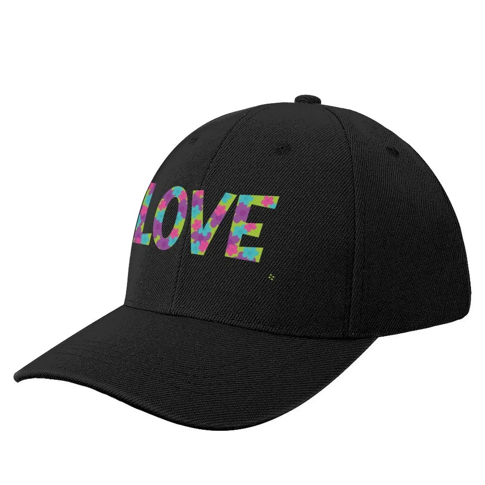 

Blooming Love Baseball Cap fun hats Trucker Hat fashionable sun caps Mens Women's