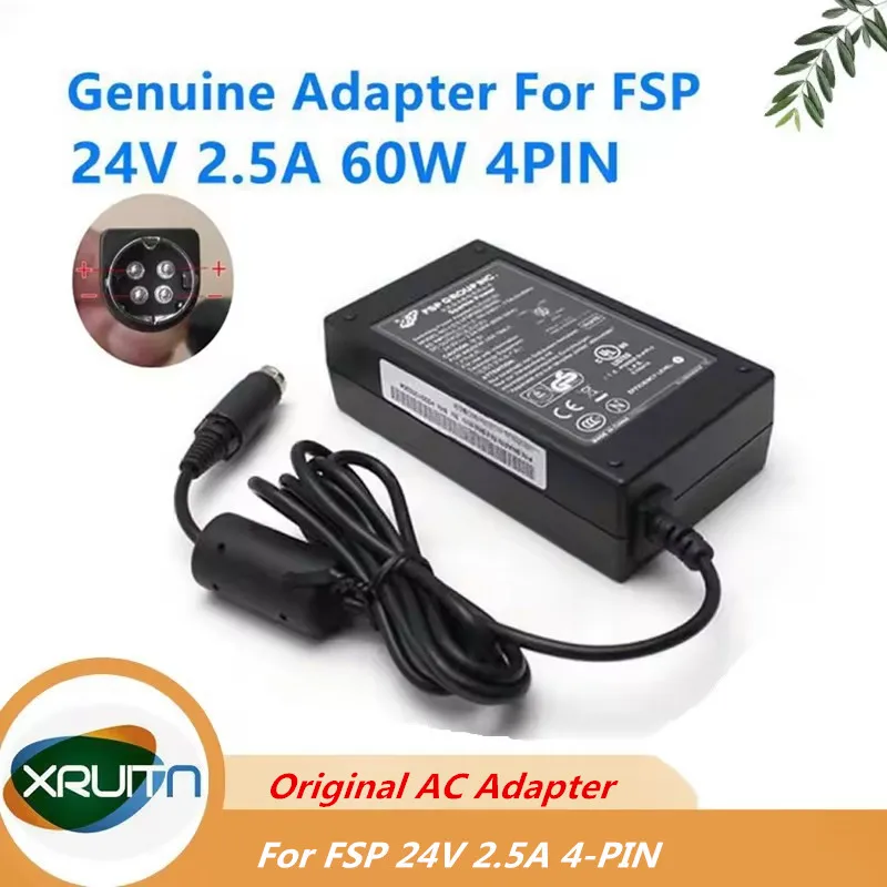 

Оригинальный адаптер переменного и постоянного тока 24 В, 2,5 А, 60 Вт, 4 контакта FSP FSP060-DAAN2 для H00000901 HU10142-16137, зарядное устройство