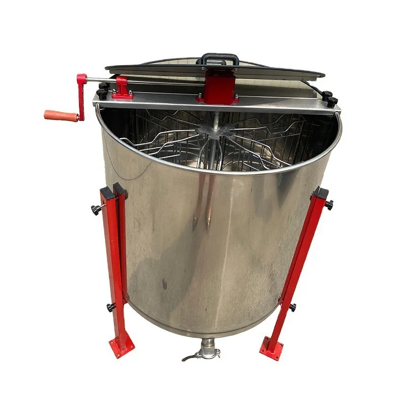 Stainless Steel Horizontal Honey Extractor Manual Crank Electric Honey Separator 2 4 6 8 12 24 Frames Beekeeping Equipment