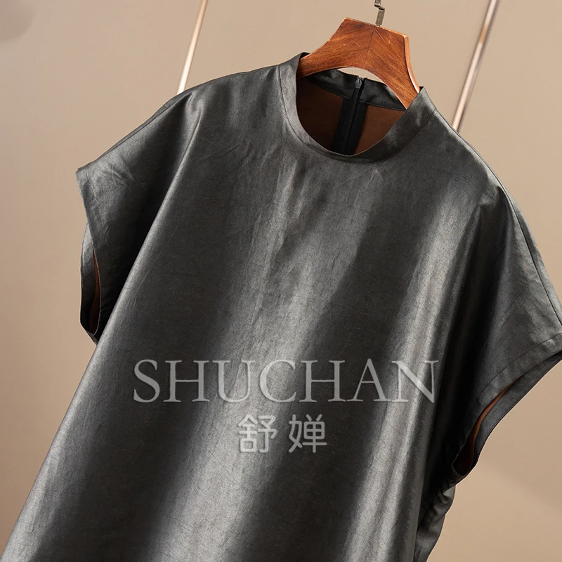 Nieuwe Hoge Luxe Sfeer Zware Geurige Cloud Garen Tas Rotator Mouw Zijden Jurk Vrouwen 54B4 Vestidos Elegantes Para Mujer