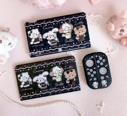 Case for Nintendo Switch OLED Kawaii Anime Funda Cover Pink Dockable Protective Shell For NS Nintendo Switch Controller Joy-Con