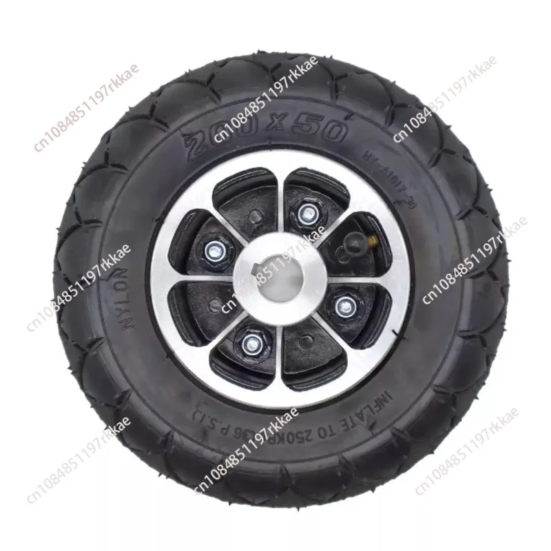 8 Inch Wheel 200X50 Inner and Tyre with Alloy Hub Wheels All Parts for Electric Scooter