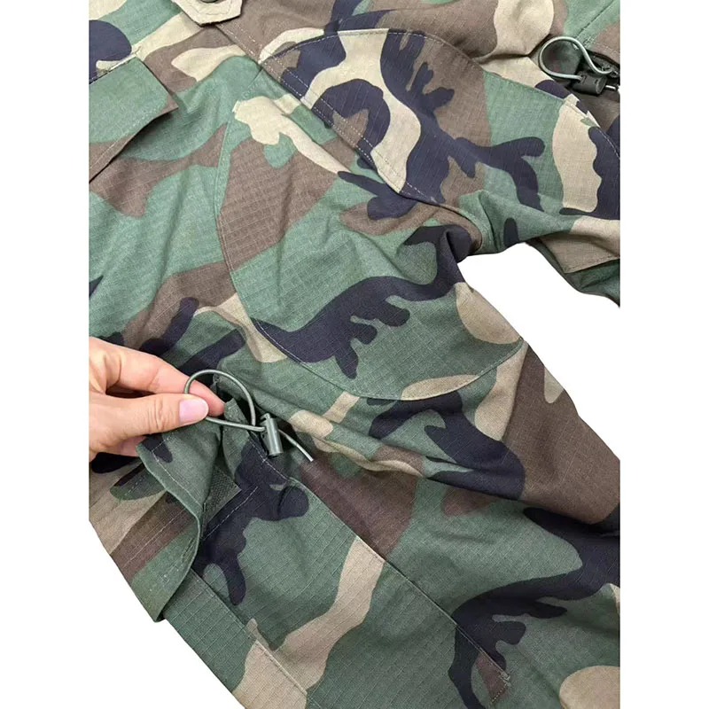 Deutschland Camouflage Dschungel Trainingsuniform ACU Feldanzug Flecktarn Dschungel Spot Set für Männer, Feldtraining Anzug Kampf ACU Set – Detail 38