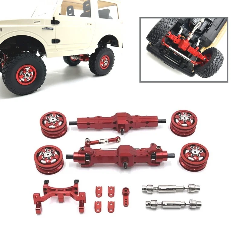 

WPL C74 1/10 Metal Axle Servo Seat Wheel Hub Drive Shaft For RC Car Upgrade Parts