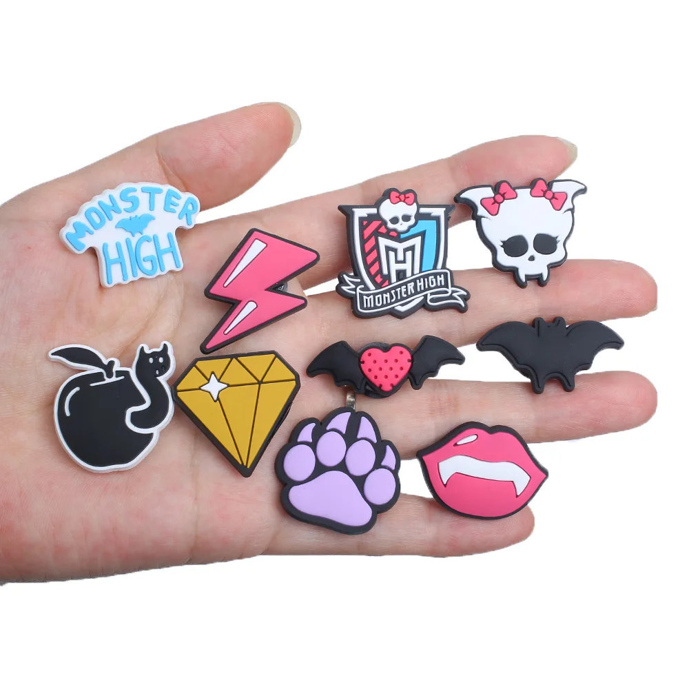 glasses Cute 1pcs bat DIY shoe charms Funny garden Accessories buckle fit clogs sandals pins decorate kids gift