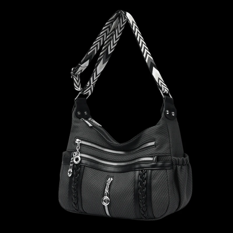 

Chic Classic Messenger Bag For Women, Premium Leather Shoulder Crossbody Purse Designer Tote Handbag Elegant Style
