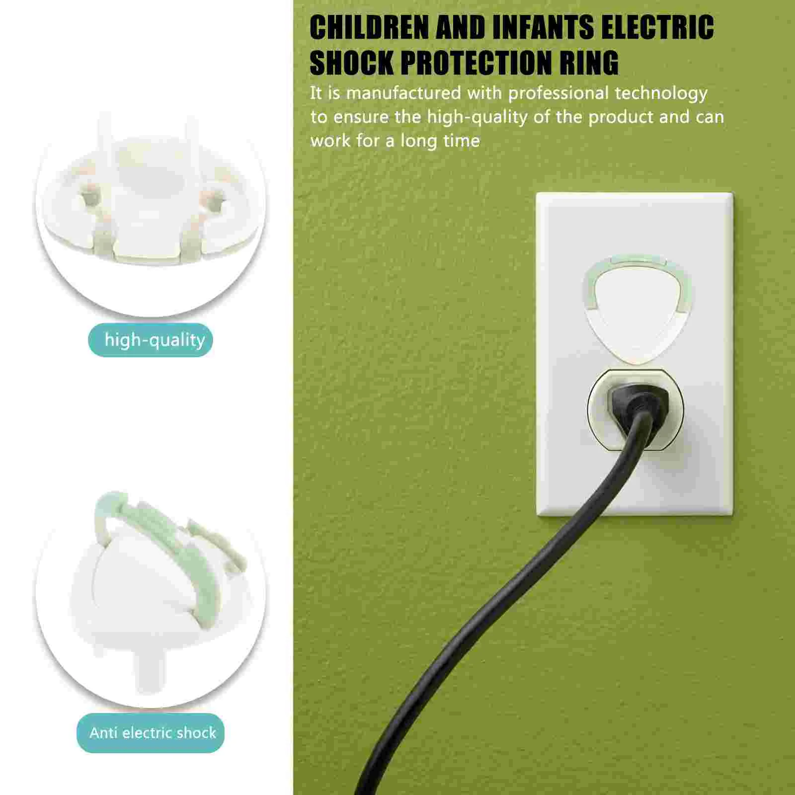 24 Pcs Socket Protection Cover Insulation Plug Guard Baby for Outlets Outdoor Abs Safety Child Protectors