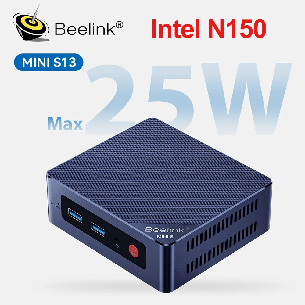 Beelink Mini S13 Intel N150 S12 Pro Intel 12th N100 16G 500G SSD Mini PC Intel N5095 N95 8GB 128GB Desktop Office Computer