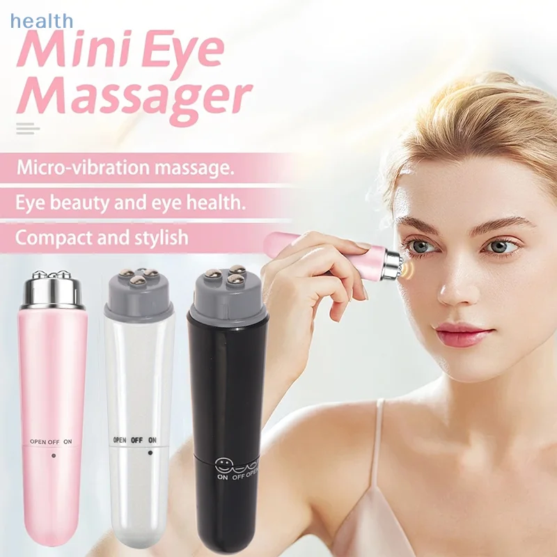 4 In 1 Mini แบบพกพา Electric Eye Massager อุปกรณ์นวดหน้าปากกา Facials Great Vibration Lift Face Massage Stick